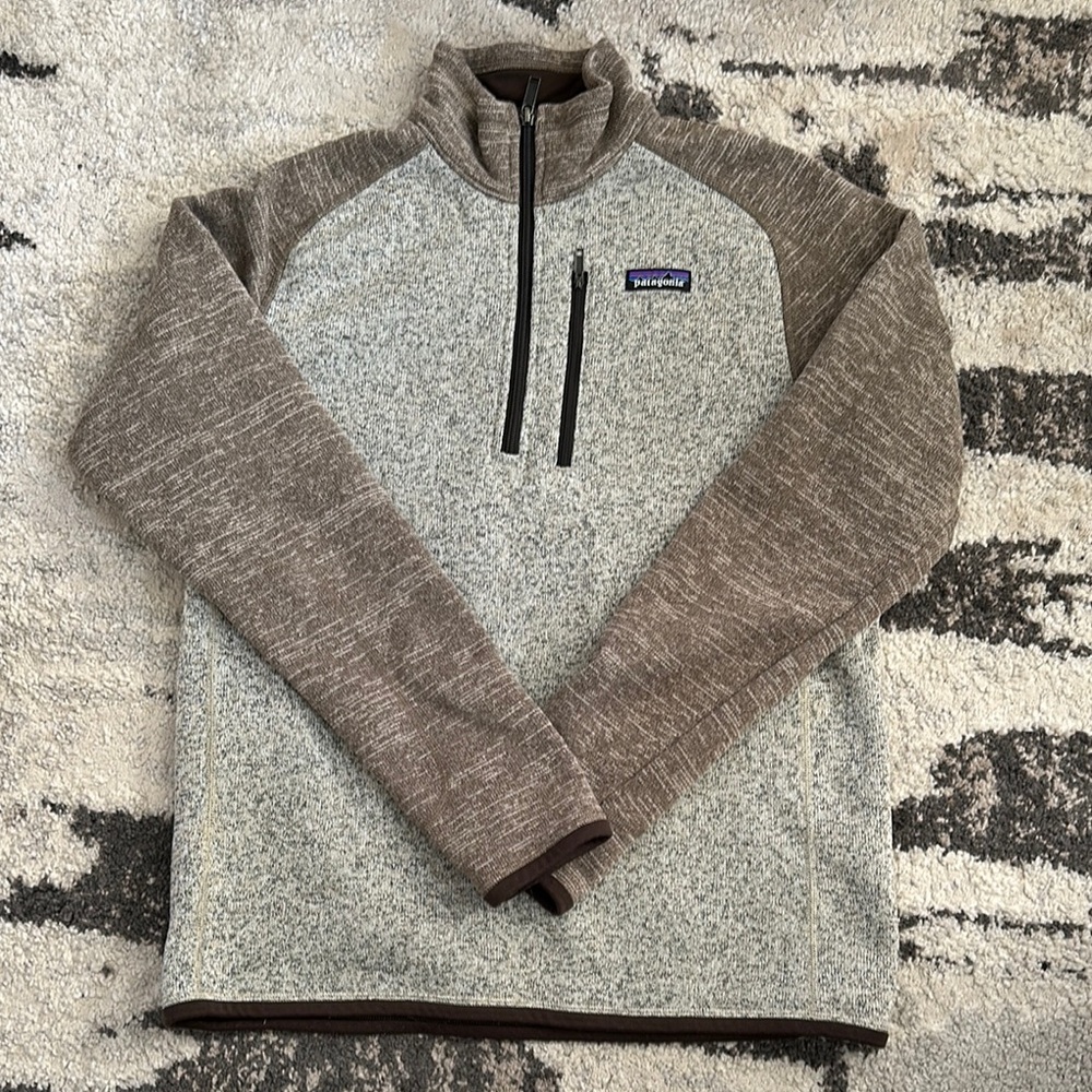 Patagonia Gray and Brown Better Sweater